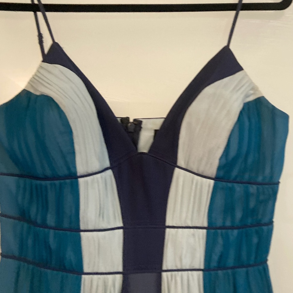 max and cleo blue dress size 4